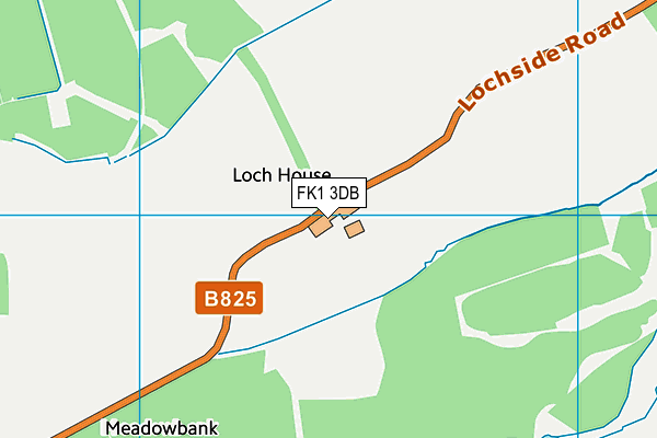 FK1 3DB map - OS VectorMap District (Ordnance Survey) FK1 3DB map - OS VectorMap District (Ordnance Survey)