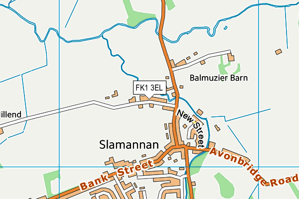 FK1 3EL map - OS VectorMap District (Ordnance Survey) FK1 3EL map - OS VectorMap District (Ordnance Survey)
