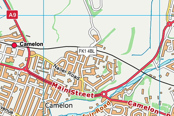 FK1 4BL map - OS VectorMap District (Ordnance Survey) FK1 4BL map - OS VectorMap District (Ordnance Survey)