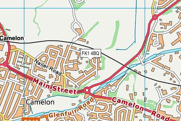 FK1 4BQ map - OS VectorMap District (Ordnance Survey) FK1 4BQ map - OS VectorMap District (Ordnance Survey)