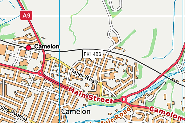 FK1 4BS map - OS VectorMap District (Ordnance Survey) FK1 4BS map - OS VectorMap District (Ordnance Survey)