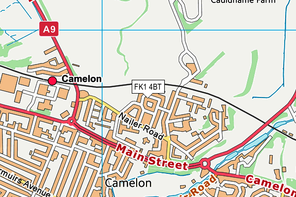 FK1 4BT map - OS VectorMap District (Ordnance Survey) FK1 4BT map - OS VectorMap District (Ordnance Survey)