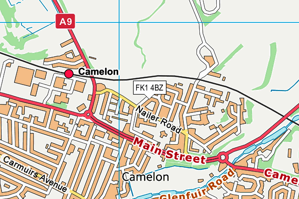 FK1 4BZ map - OS VectorMap District (Ordnance Survey) FK1 4BZ map - OS VectorMap District (Ordnance Survey)