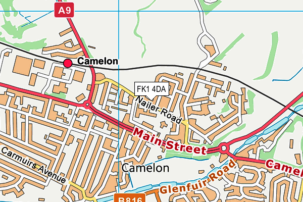 FK1 4DA map - OS VectorMap District (Ordnance Survey) FK1 4DA map - OS VectorMap District (Ordnance Survey)