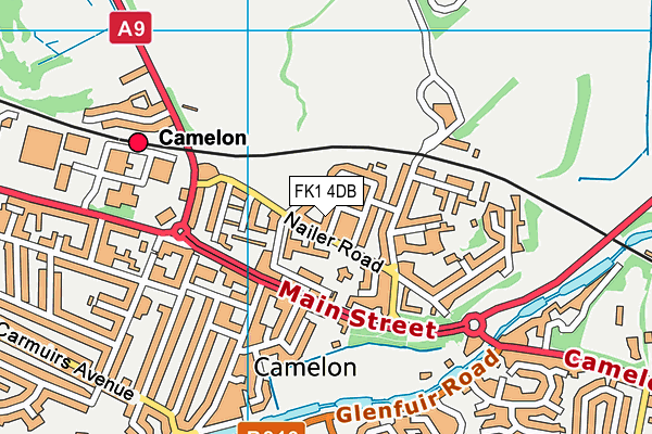 FK1 4DB map - OS VectorMap District (Ordnance Survey) FK1 4DB map - OS VectorMap District (Ordnance Survey)