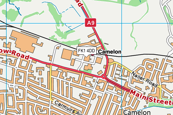 FK1 4DD map - OS VectorMap District (Ordnance Survey) FK1 4DD map - OS VectorMap District (Ordnance Survey)