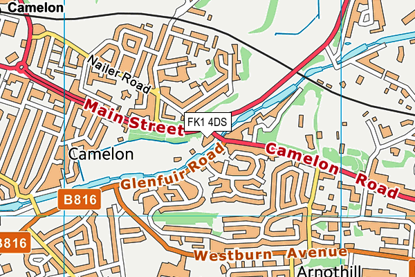 FK1 4DS map - OS VectorMap District (Ordnance Survey) FK1 4DS map - OS VectorMap District (Ordnance Survey)