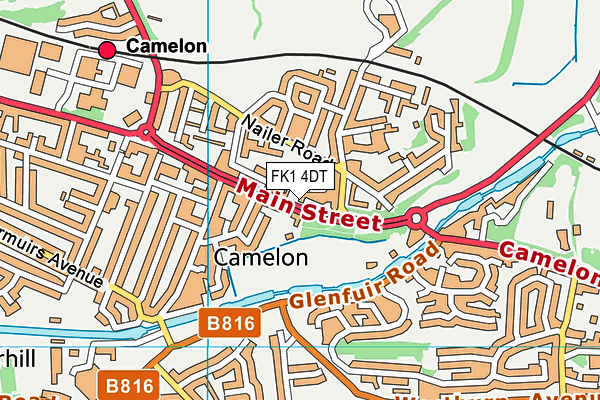 FK1 4DT map - OS VectorMap District (Ordnance Survey) FK1 4DT map - OS VectorMap District (Ordnance Survey)