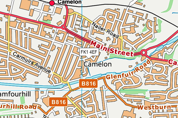 FK1 4EF map - OS VectorMap District (Ordnance Survey) FK1 4EF map - OS VectorMap District (Ordnance Survey)
