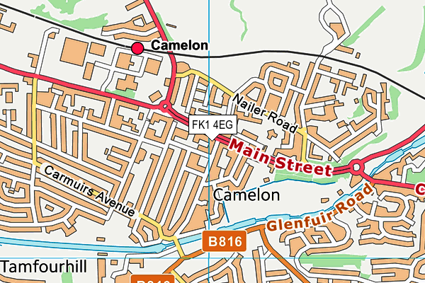 FK1 4EG map - OS VectorMap District (Ordnance Survey) FK1 4EG map - OS VectorMap District (Ordnance Survey)