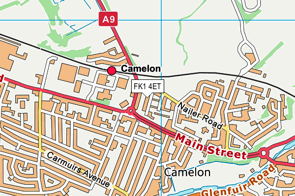 FK1 4ET map - OS VectorMap District (Ordnance Survey) FK1 4ET map - OS VectorMap District (Ordnance Survey)