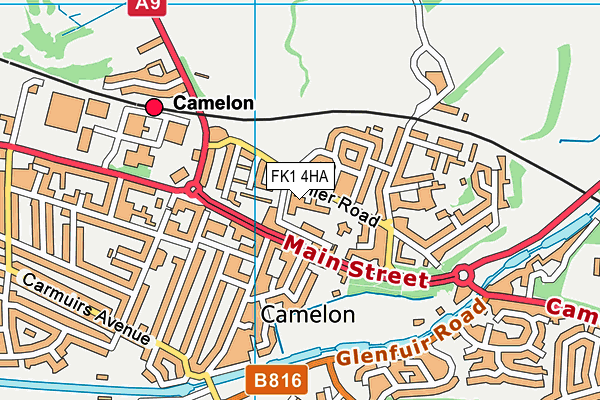 FK1 4HA map - OS VectorMap District (Ordnance Survey) FK1 4HA map - OS VectorMap District (Ordnance Survey)