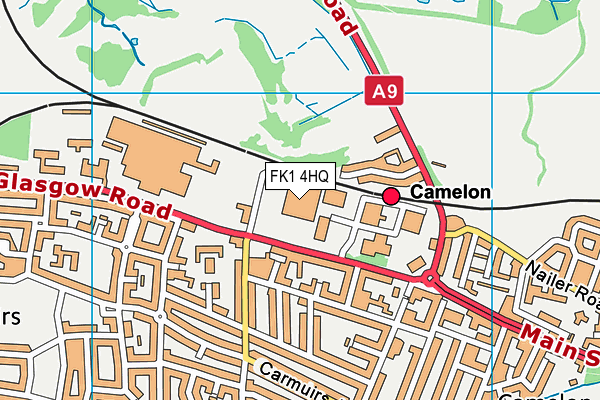 FK1 4HQ map - OS VectorMap District (Ordnance Survey) FK1 4HQ map - OS VectorMap District (Ordnance Survey)
