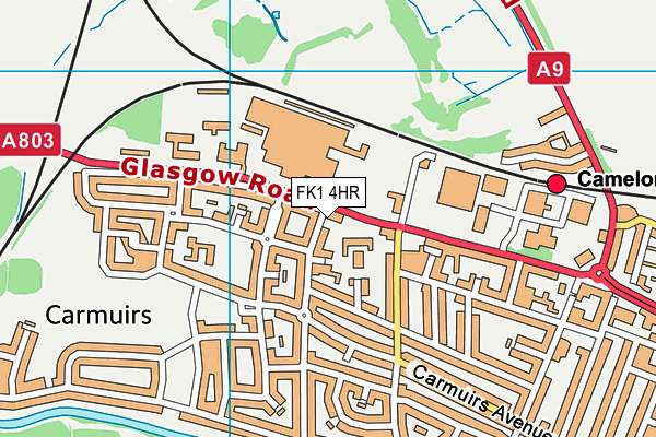 FK1 4HR map - OS VectorMap District (Ordnance Survey) FK1 4HR map - OS VectorMap District (Ordnance Survey)