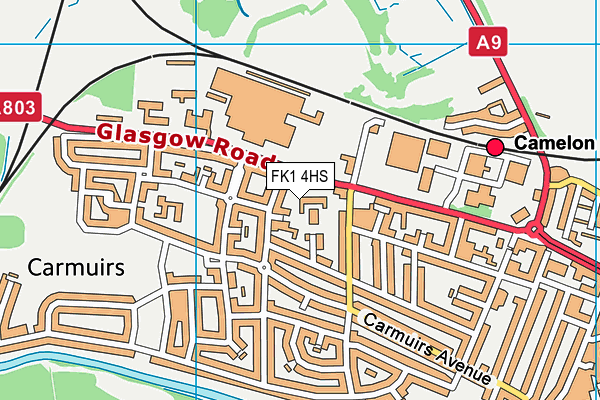 FK1 4HS map - OS VectorMap District (Ordnance Survey) FK1 4HS map - OS VectorMap District (Ordnance Survey)