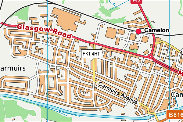 FK1 4HT map - OS VectorMap District (Ordnance Survey) FK1 4HT map - OS VectorMap District (Ordnance Survey)
