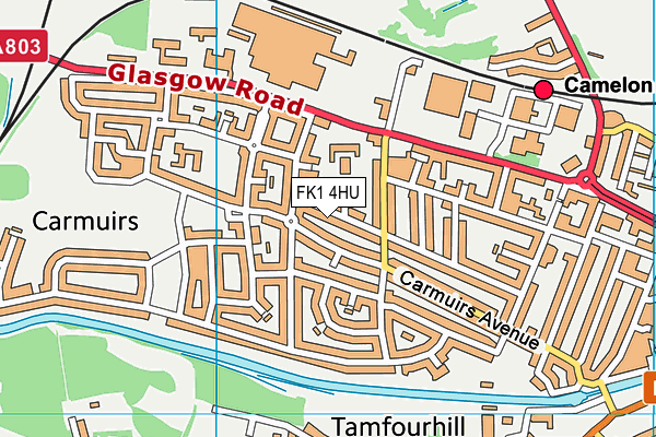 FK1 4HU map - OS VectorMap District (Ordnance Survey) FK1 4HU map - OS VectorMap District (Ordnance Survey)