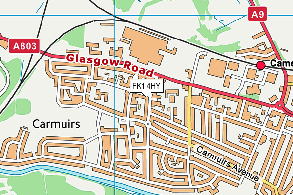 FK1 4HY map - OS VectorMap District (Ordnance Survey) FK1 4HY map - OS VectorMap District (Ordnance Survey)