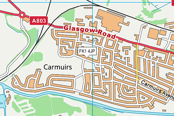 FK1 4JP map - OS VectorMap District (Ordnance Survey) FK1 4JP map - OS VectorMap District (Ordnance Survey)