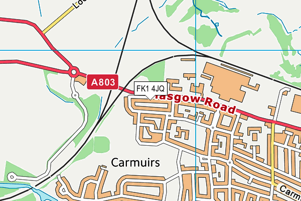 FK1 4JQ map - OS VectorMap District (Ordnance Survey) FK1 4JQ map - OS VectorMap District (Ordnance Survey)