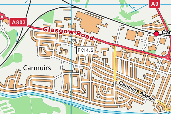FK1 4JS map - OS VectorMap District (Ordnance Survey) FK1 4JS map - OS VectorMap District (Ordnance Survey)