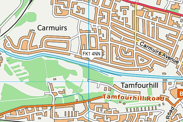 FK1 4NN map - OS VectorMap District (Ordnance Survey) FK1 4NN map - OS VectorMap District (Ordnance Survey)