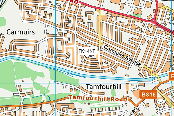 FK1 4NT map - OS VectorMap District (Ordnance Survey) FK1 4NT map - OS VectorMap District (Ordnance Survey)