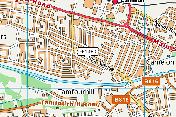 FK1 4PD map - OS VectorMap District (Ordnance Survey) FK1 4PD map - OS VectorMap District (Ordnance Survey)