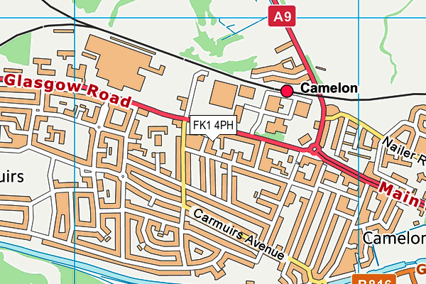 FK1 4PH map - OS VectorMap District (Ordnance Survey) FK1 4PH map - OS VectorMap District (Ordnance Survey)