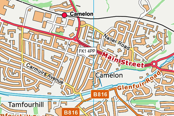 FK1 4PP map - OS VectorMap District (Ordnance Survey) FK1 4PP map - OS VectorMap District (Ordnance Survey)