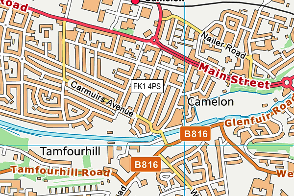FK1 4PS map - OS VectorMap District (Ordnance Survey) FK1 4PS map - OS VectorMap District (Ordnance Survey)