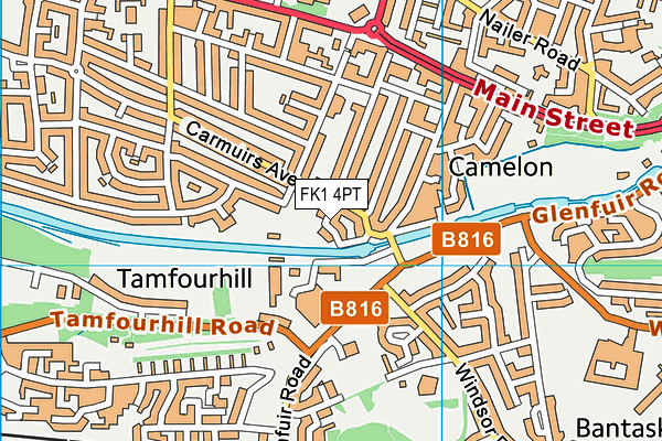 FK1 4PT map - OS VectorMap District (Ordnance Survey) FK1 4PT map - OS VectorMap District (Ordnance Survey)