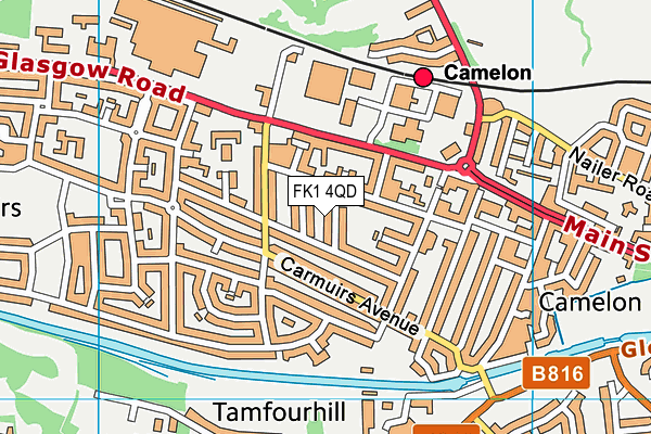 FK1 4QD map - OS VectorMap District (Ordnance Survey) FK1 4QD map - OS VectorMap District (Ordnance Survey)