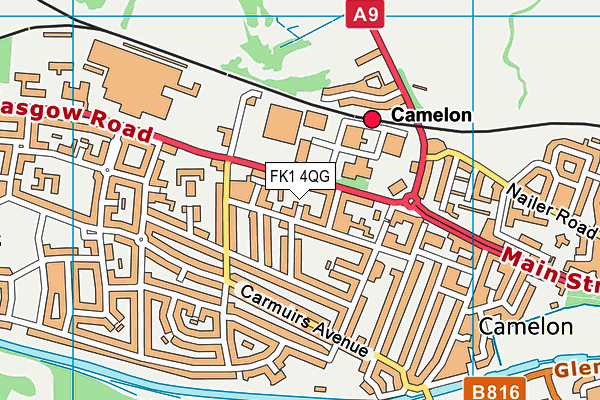 FK1 4QG map - OS VectorMap District (Ordnance Survey) FK1 4QG map - OS VectorMap District (Ordnance Survey)