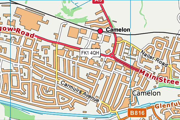 FK1 4QH map - OS VectorMap District (Ordnance Survey) FK1 4QH map - OS VectorMap District (Ordnance Survey)