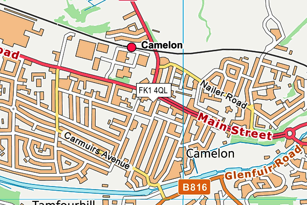 FK1 4QL map - OS VectorMap District (Ordnance Survey) FK1 4QL map - OS VectorMap District (Ordnance Survey)