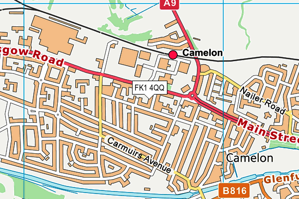 FK1 4QQ map - OS VectorMap District (Ordnance Survey) FK1 4QQ map - OS VectorMap District (Ordnance Survey)