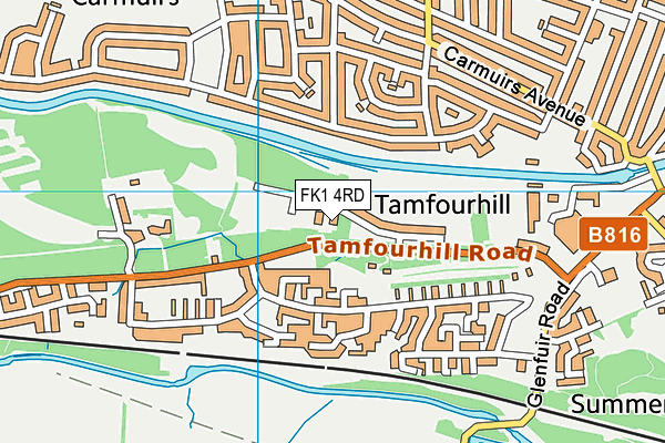FK1 4RD map - OS VectorMap District (Ordnance Survey) FK1 4RD map - OS VectorMap District (Ordnance Survey)