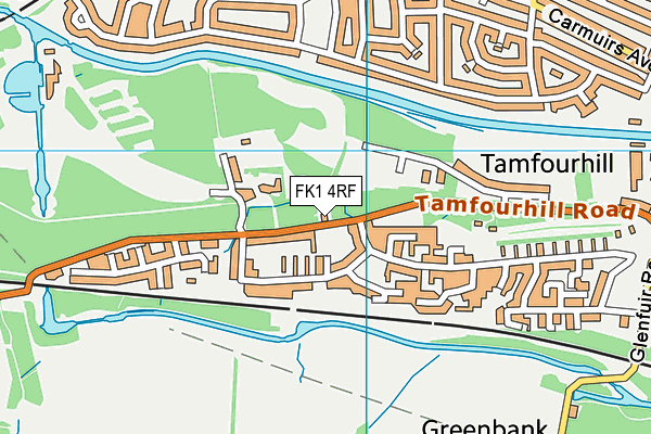 FK1 4RF map - OS VectorMap District (Ordnance Survey) FK1 4RF map - OS VectorMap District (Ordnance Survey)