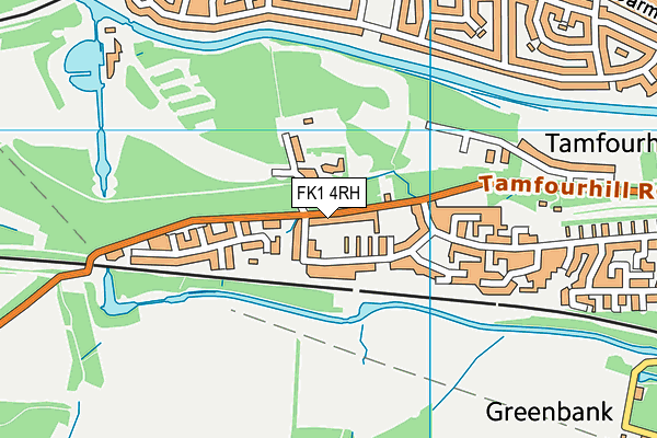 FK1 4RH map - OS VectorMap District (Ordnance Survey) FK1 4RH map - OS VectorMap District (Ordnance Survey)