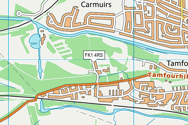 FK1 4RS map - OS VectorMap District (Ordnance Survey) FK1 4RS map - OS VectorMap District (Ordnance Survey)