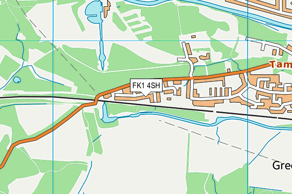 FK1 4SH map - OS VectorMap District (Ordnance Survey) FK1 4SH map - OS VectorMap District (Ordnance Survey)