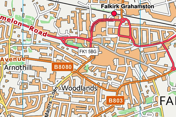 FK1 5BG map - OS VectorMap District (Ordnance Survey) FK1 5BG map - OS VectorMap District (Ordnance Survey)