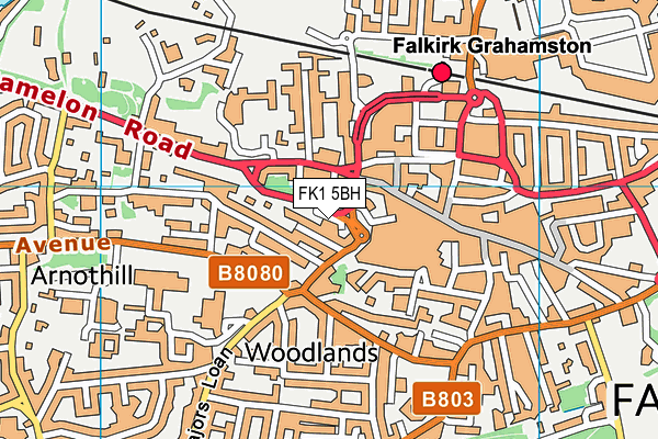 FK1 5BH map - OS VectorMap District (Ordnance Survey) FK1 5BH map - OS VectorMap District (Ordnance Survey)