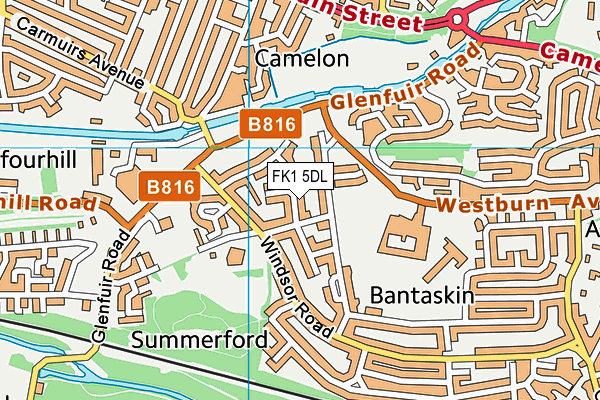 FK1 5DL map - OS VectorMap District (Ordnance Survey) FK1 5DL map - OS VectorMap District (Ordnance Survey)