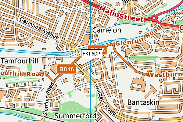 FK1 5DP map - OS VectorMap District (Ordnance Survey) FK1 5DP map - OS VectorMap District (Ordnance Survey)