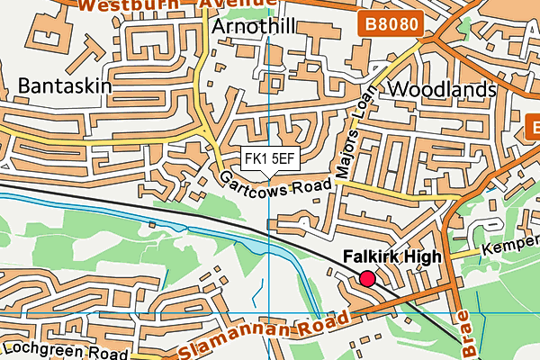 FK1 5EF map - OS VectorMap District (Ordnance Survey) FK1 5EF map - OS VectorMap District (Ordnance Survey)