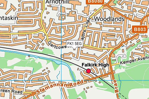 FK1 5EG map - OS VectorMap District (Ordnance Survey) FK1 5EG map - OS VectorMap District (Ordnance Survey)