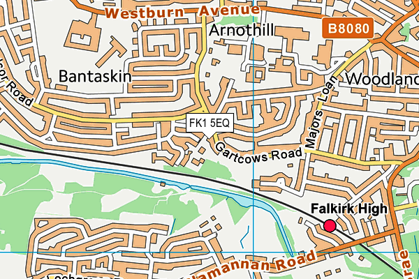 FK1 5EQ map - OS VectorMap District (Ordnance Survey) FK1 5EQ map - OS VectorMap District (Ordnance Survey)