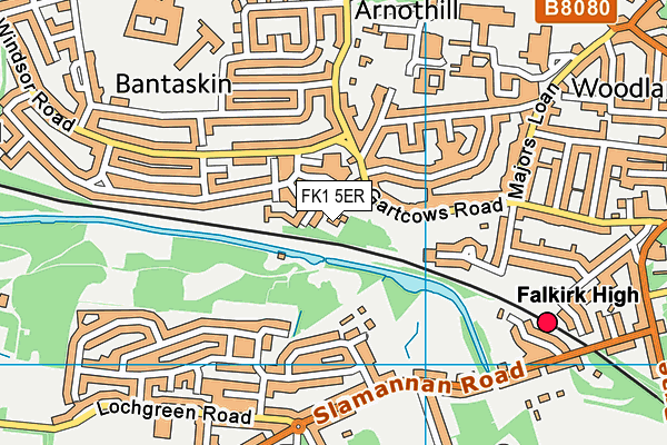 FK1 5ER map - OS VectorMap District (Ordnance Survey) FK1 5ER map - OS VectorMap District (Ordnance Survey)
